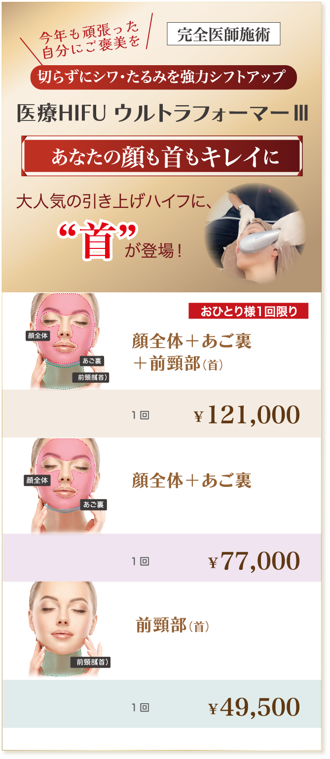 医療HIFUウルトラフォーマーⅢ