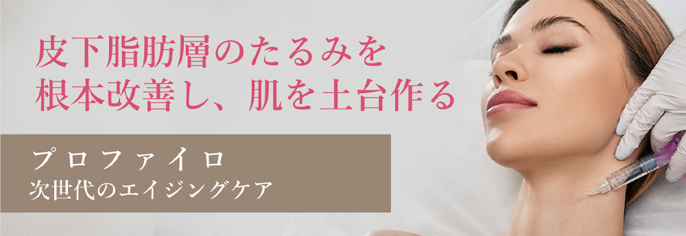 皮下脂肪層のたるみを根本改善し、肌を土台作る